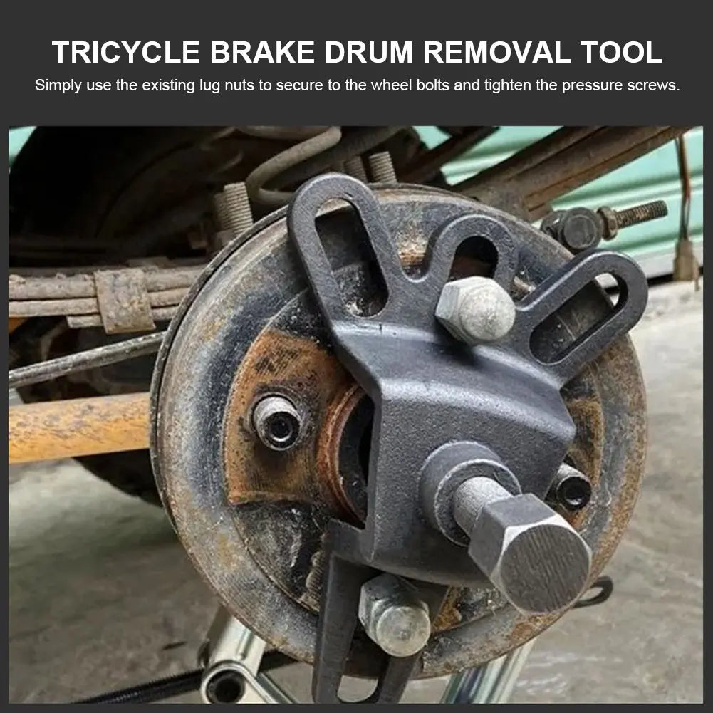 Universal Brake Drum Puller Tool Handheld 4 Hole Wheel Hub Puller Special Removal Tool for Motorcylce Tricycle Accessories