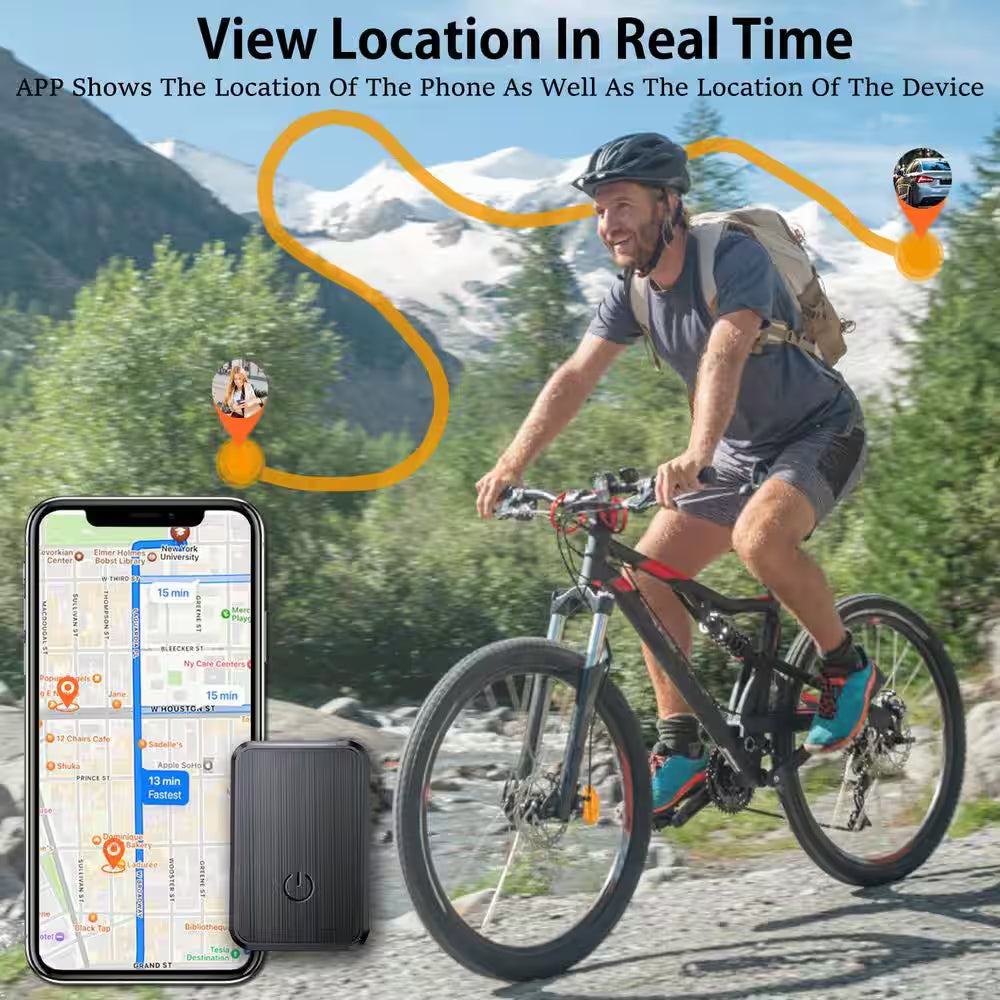 Magnetic Mini GPS Tracker Real-Time Locator for Vehicles with Full Global Coverage No Subscription Fee