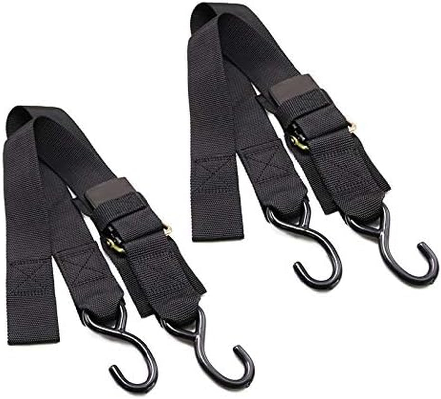 MEILI Heavy Duty Boat Trailer Transom Straps - 2PK Adjustable 2" x 48" Tie Down Straps with Quick Release Buckle, 1200 LBS Capacity, Fast Shipping from USA