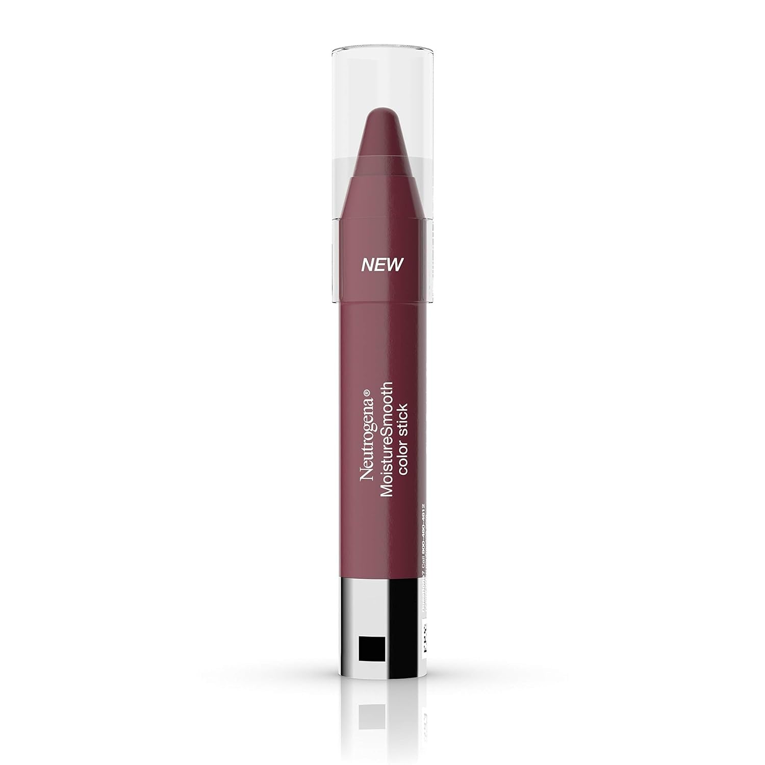 Neutrogena Moisturesmooth Color Lipstick - Plum Perfect (70) - Hydrating & Vibrant Color - 0.011 Oz
