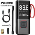 Car Air Compressor Portable Electric Air Pump Wireless Car Tyre Inflator Digital Display Bicycle Ball Pump for Auto Accessories