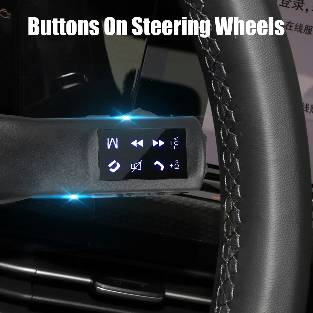 12V Car Steering Wheel Buttons 7/8 Keys Switch Control for Car Radio Music Phone DVD Navigation Remote Controller Universal
