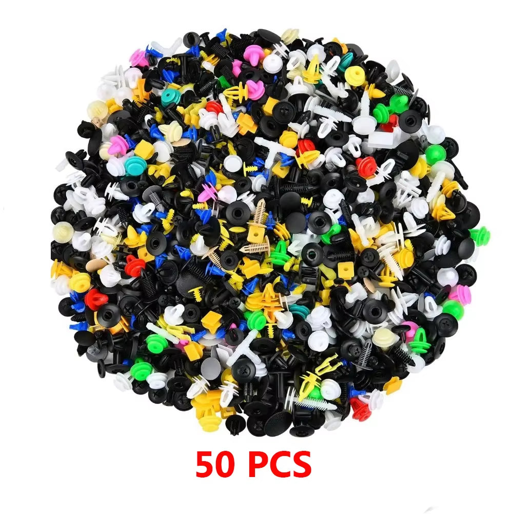 1000Pcs Mixed Car Buckle Car Bumper Door Panel Fixed Clip Universal Car Clip Mixed Car Bumper Fender Tive Door Panel Prot