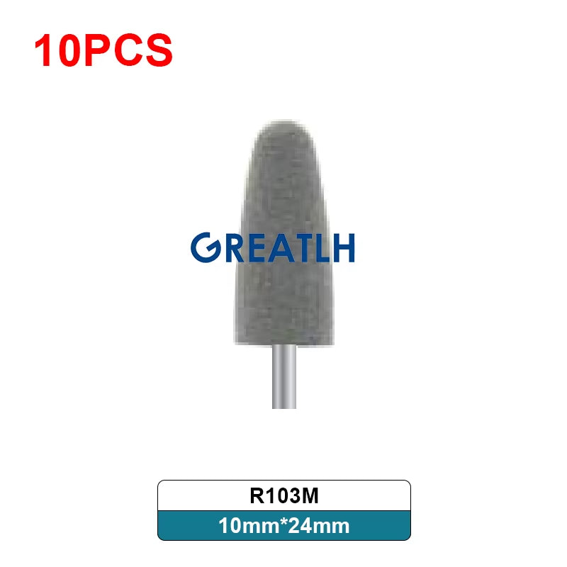 10Pcs/Set Silicone Rubber Polishers Teeth Whitening Tools Kit Dental Lab Tools