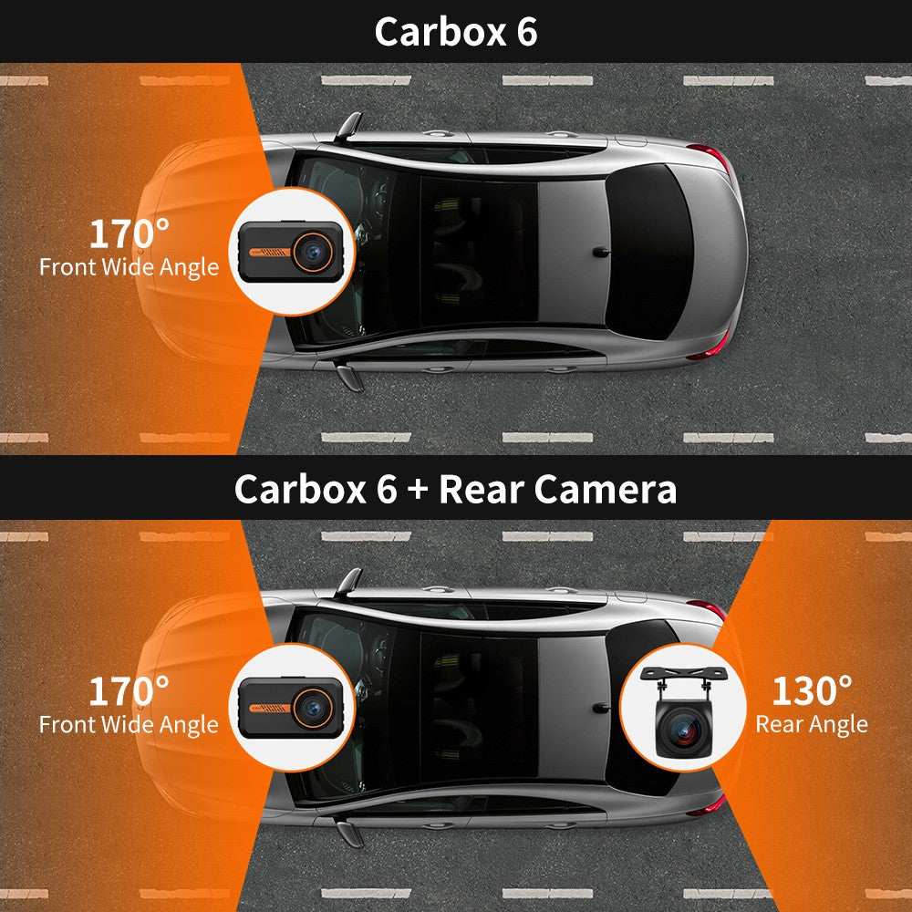 Dash Cam Front and Rear Car Camera Dual Dashcam 1080P FHD
