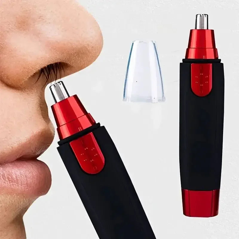 Cordless Nose and Ear Hair Trimmer for Painless Facial and Eyebrow Grooming, Nose and Ear Cleaning Trimmer Razor