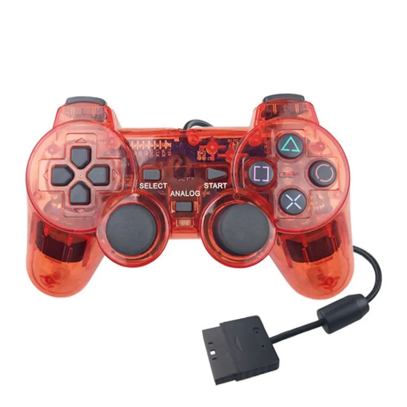 Wired Gamepad for Sony PS2 - 9 Color Options, Joystick Controller for Console Gaming Accessories