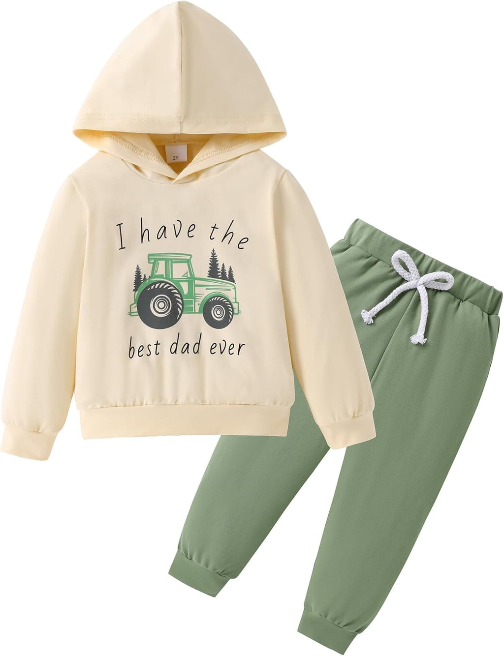 DISAUR Toddler Boy Summer Outfit Set - Cute Letter Printed Short Sleeve Tee & Pants 2PCS