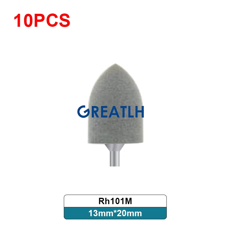 10Pcs/Set Silicone Rubber Polishers Teeth Whitening Tools Kit Dental Lab Tools