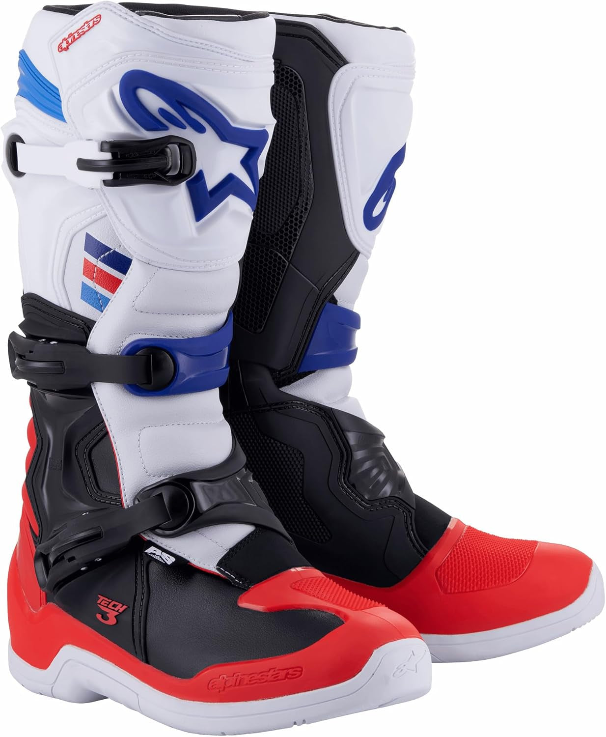 Alpinestars Tech 3 Motocross Boots, Durable & Lightweight, Ce-Certified for Off-Road Powersports, 11, Black