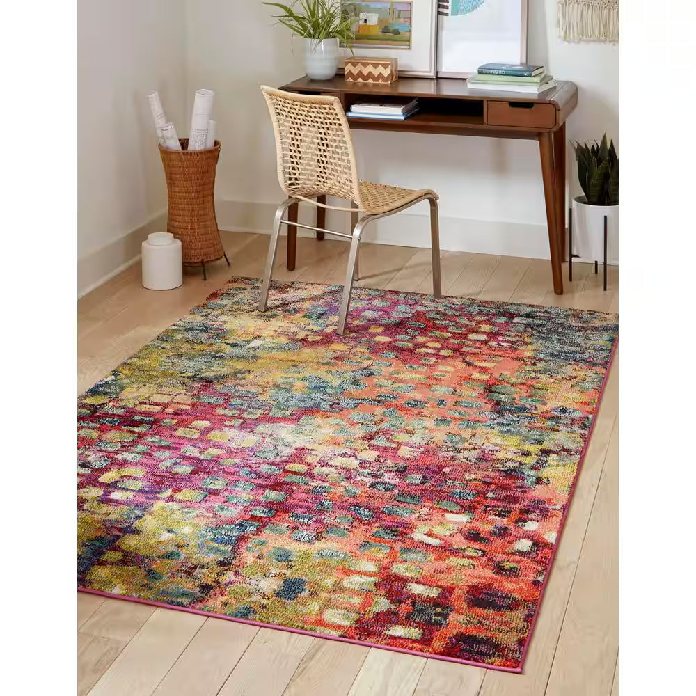 Jardin Ivy Multi 5' 0 X 8' 0 Area Rug