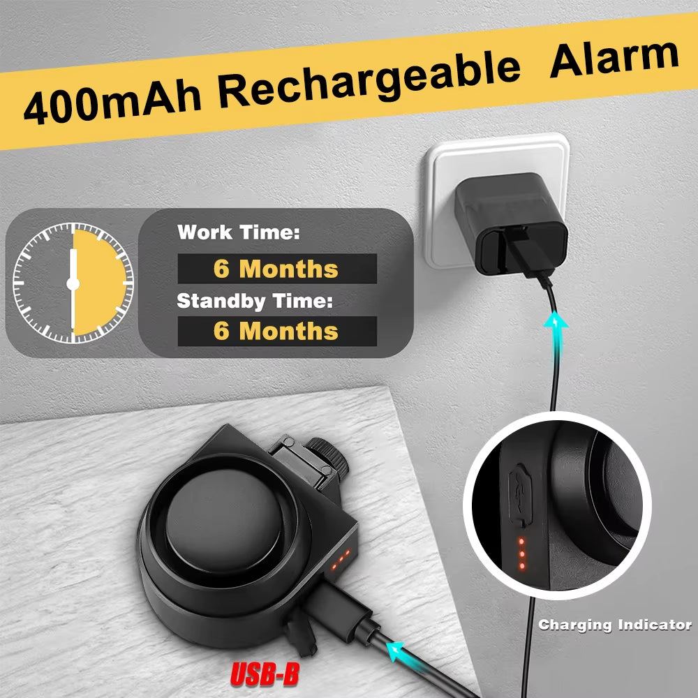 Ultimate Wireless Anti-Theft Bicycle Vibration Alarm - USB Rechargeable with Remote Control Security System