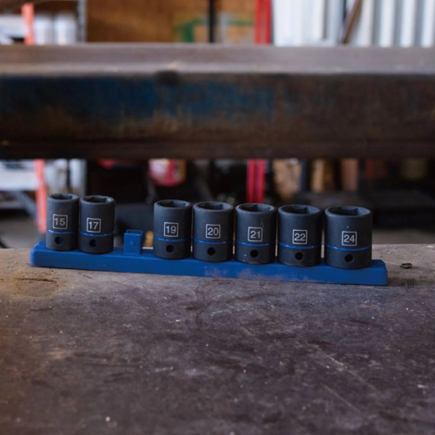 Hyper Tough 9-Piece 1/2-Inch Drive Metric Impact Socket Set (Mm)