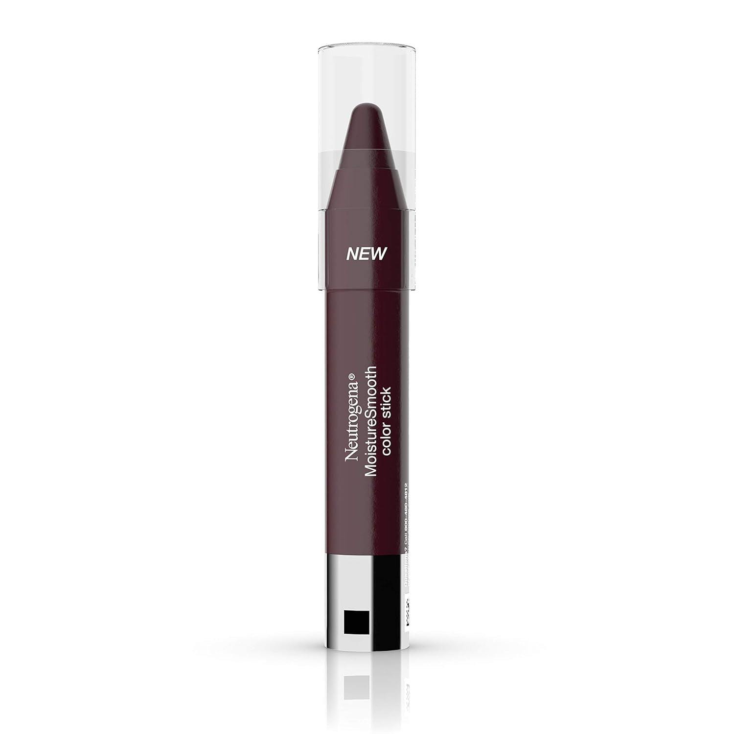 Neutrogena Moisturesmooth Color Lipstick - Plum Perfect (70) - Hydrating & Vibrant Color - 0.011 Oz