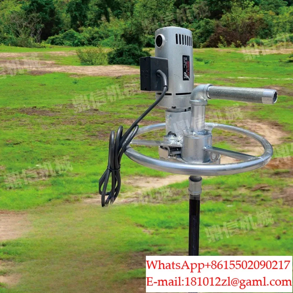 Household Water Well Drilling Rig Small a Complete Set of Drilling Equipment Handheld Disc Well Drilling Machine