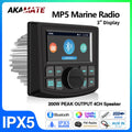 Marine Radio MP5 Boat Radio Stereo 3Inch Display Media Video Player Waterproof Bluetooth AUX AM FM RDS for ATV UTV SPA RZR