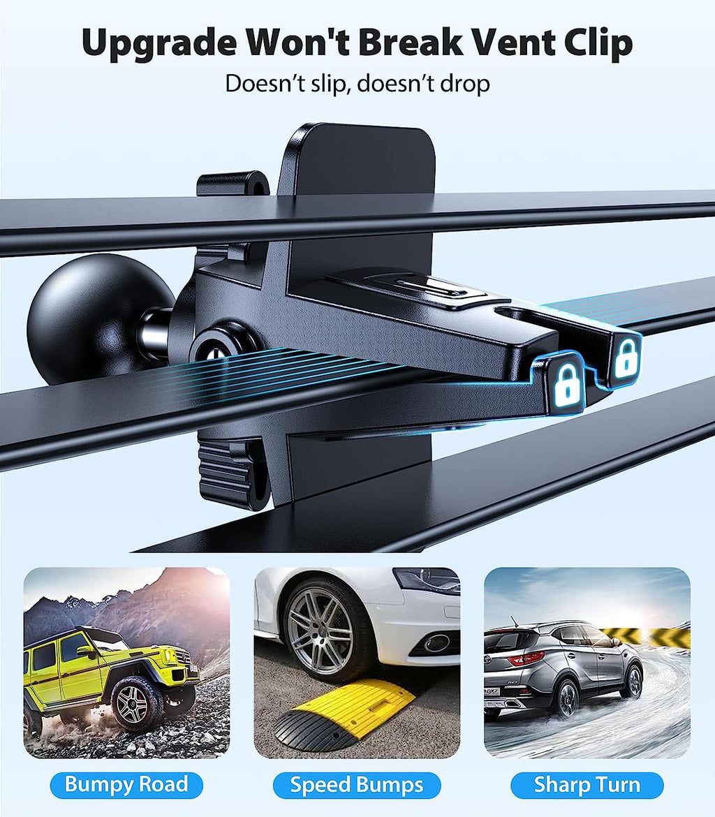 VICSEED for Magsafe Car Mount [Upgraded Strongest Magnet Power] Magnetic Phone Holder for Car Vent 360 Adjustable Magnetic Car Phone Holder Mount for Iphone 17 Pro Max 16 15 14 13 12 plus Mini