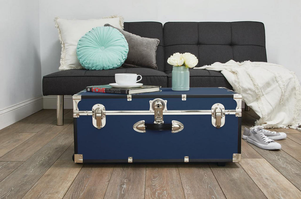 Seward Explorer 30" Trunk with Wheels & Lock, Blue