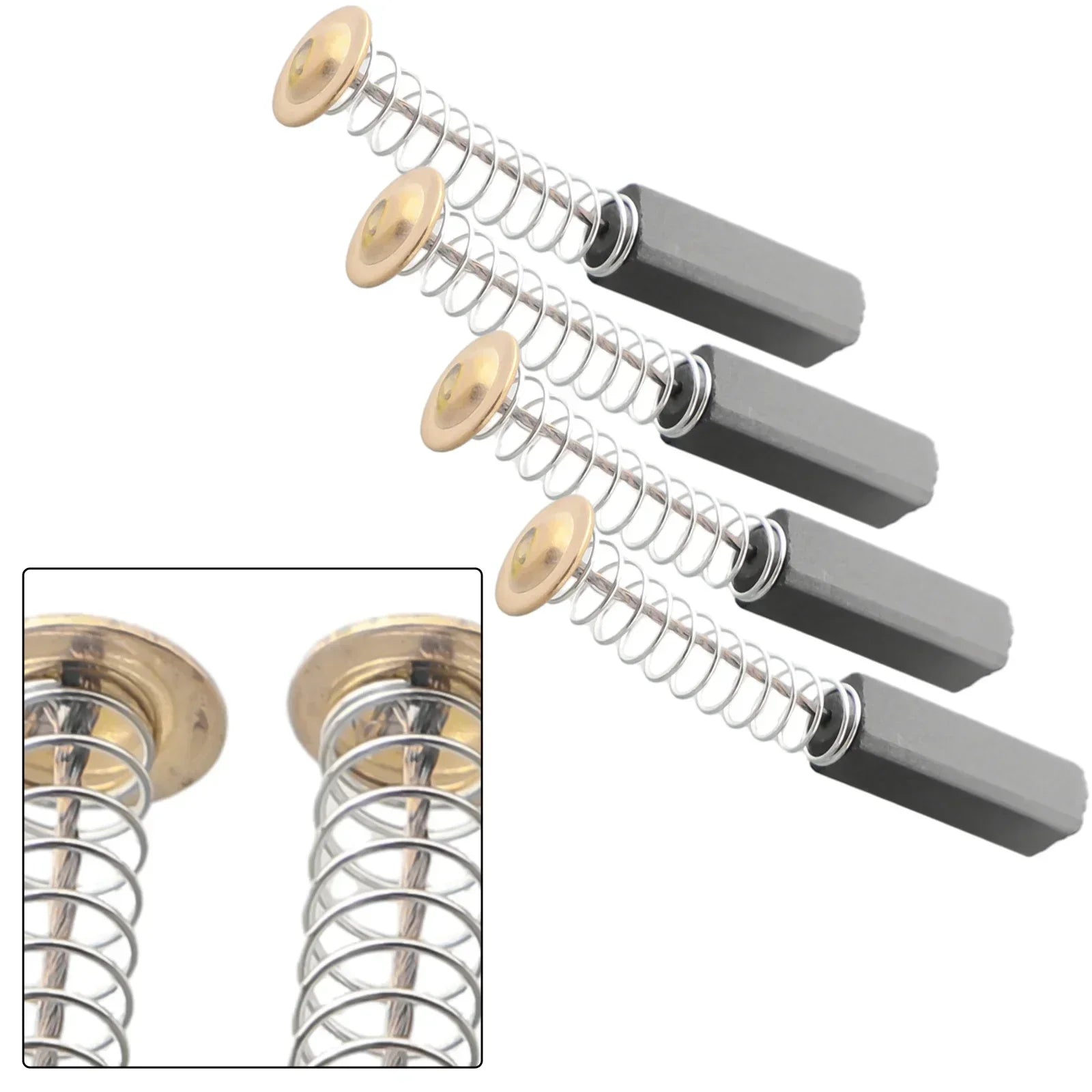Carbon Brushes Motor Carbon Brushes Tool Automation Carbon Drills Drives Durability Electric Mechanical 6Mm*6Mm*20Mm