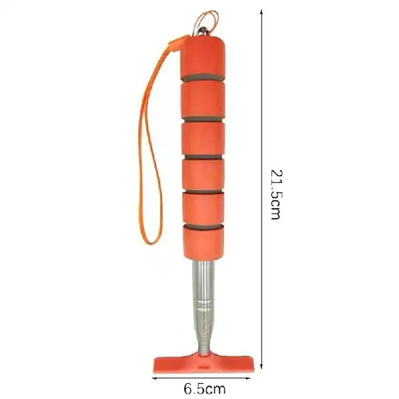 Telescopic Car Rearview Mirror Wiper and Auto Glass Cleaning Tool with Scraper and Handle