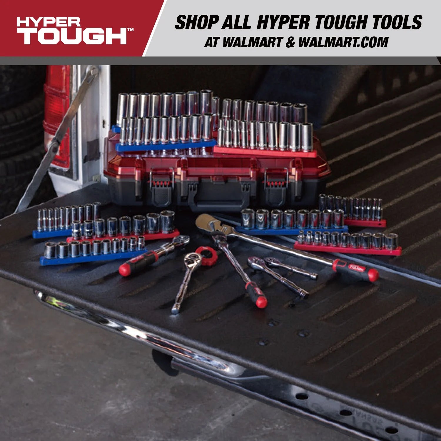 Hyper Tough 9-Piece 1/2-Inch Drive Metric Impact Socket Set (Mm)