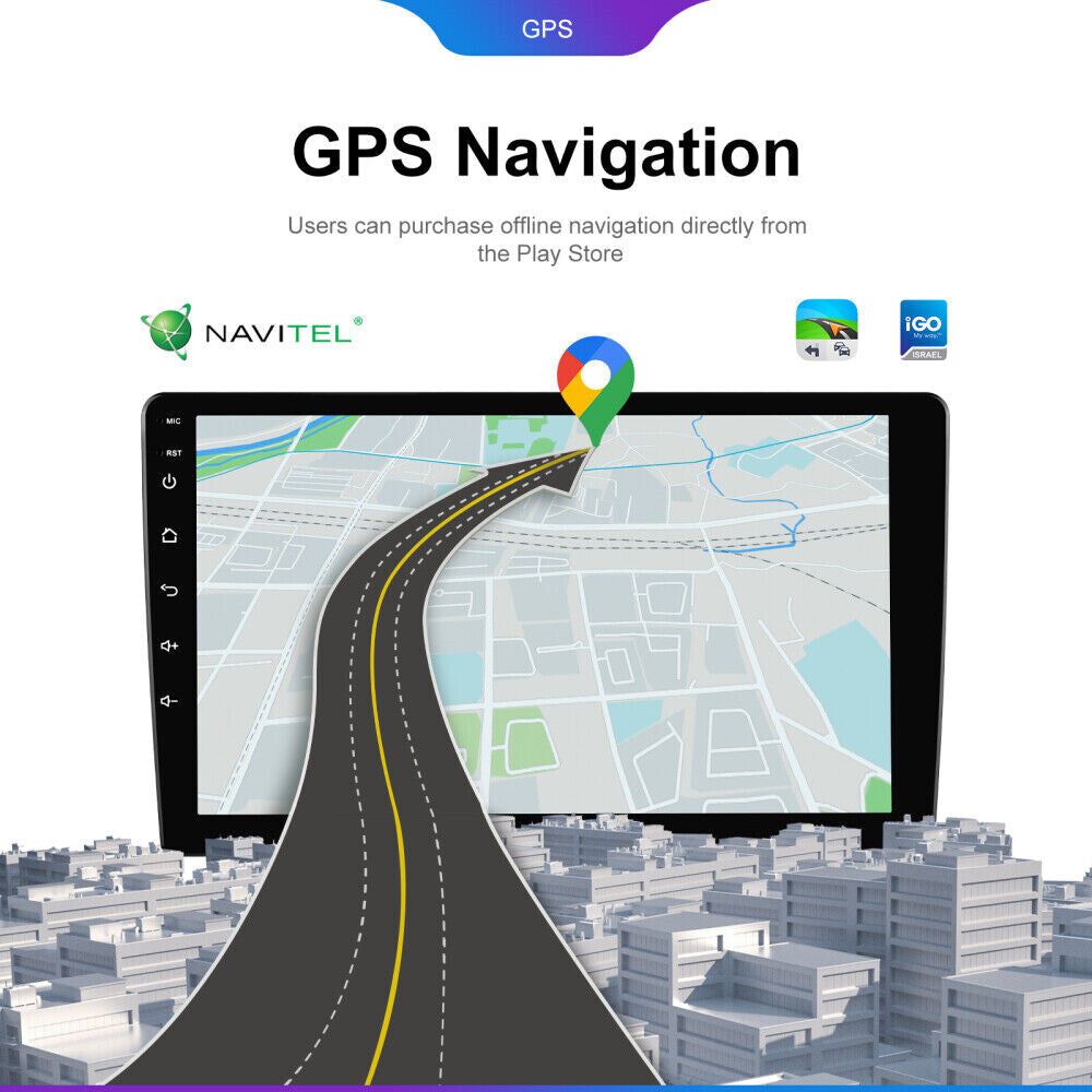 10.1'' 4+64GB Android 13 Car Stereo Radio 2Din IPS Carplay BT GPS Wifi Head Unit