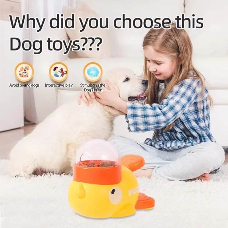 Interactive Pet Feeder Toy - Dog and Cat Treat Dispenser and Training Accessory
