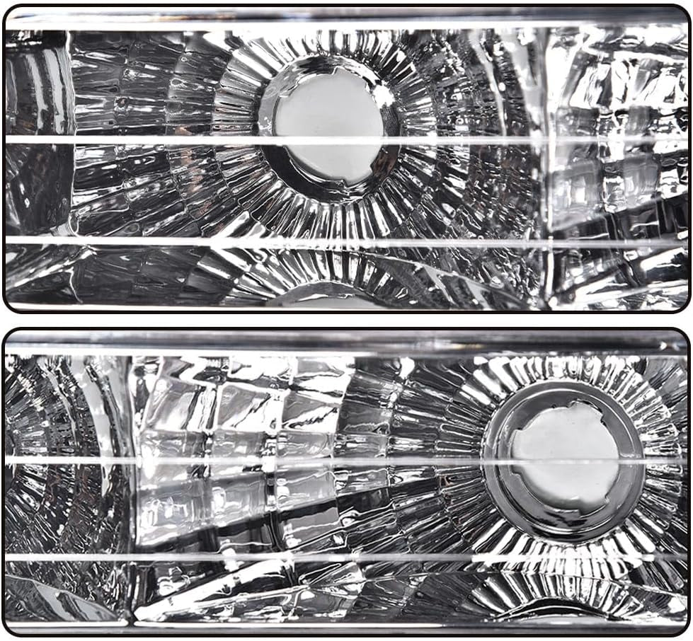 Headlight and Corner Lamp Set for 1994-1998 Chevy C/K 1500, 2500, 3500, Tahoe