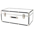 30" Storage Trunk, White