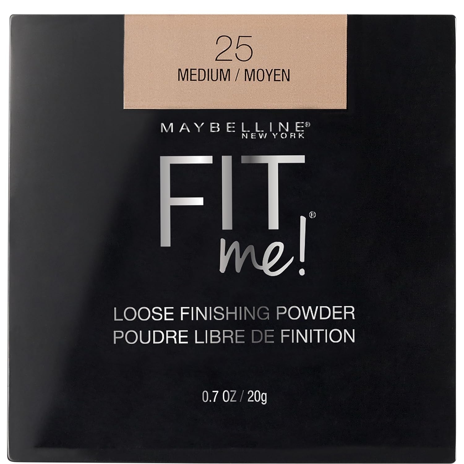 Maybelline Fit Me Loose Setting Powder - Lightweight Face Makeup & Finishing Powder in Light Medium - Flawless Finish, 1 Count