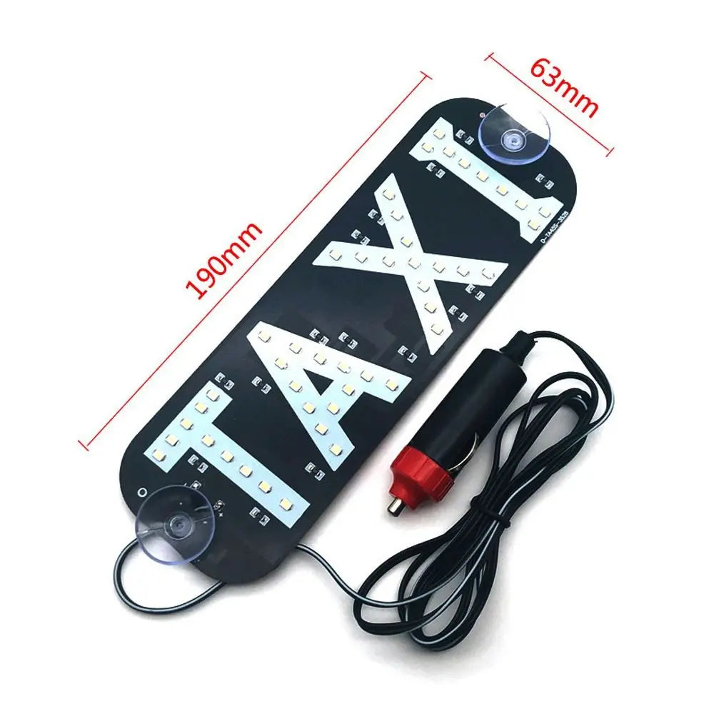 LED Taxi Light With/Without Switch 45SMD 2835 Car Signal Lamp Cab Indicator Light Panel Signal Beacon Windscreen Car Accessory