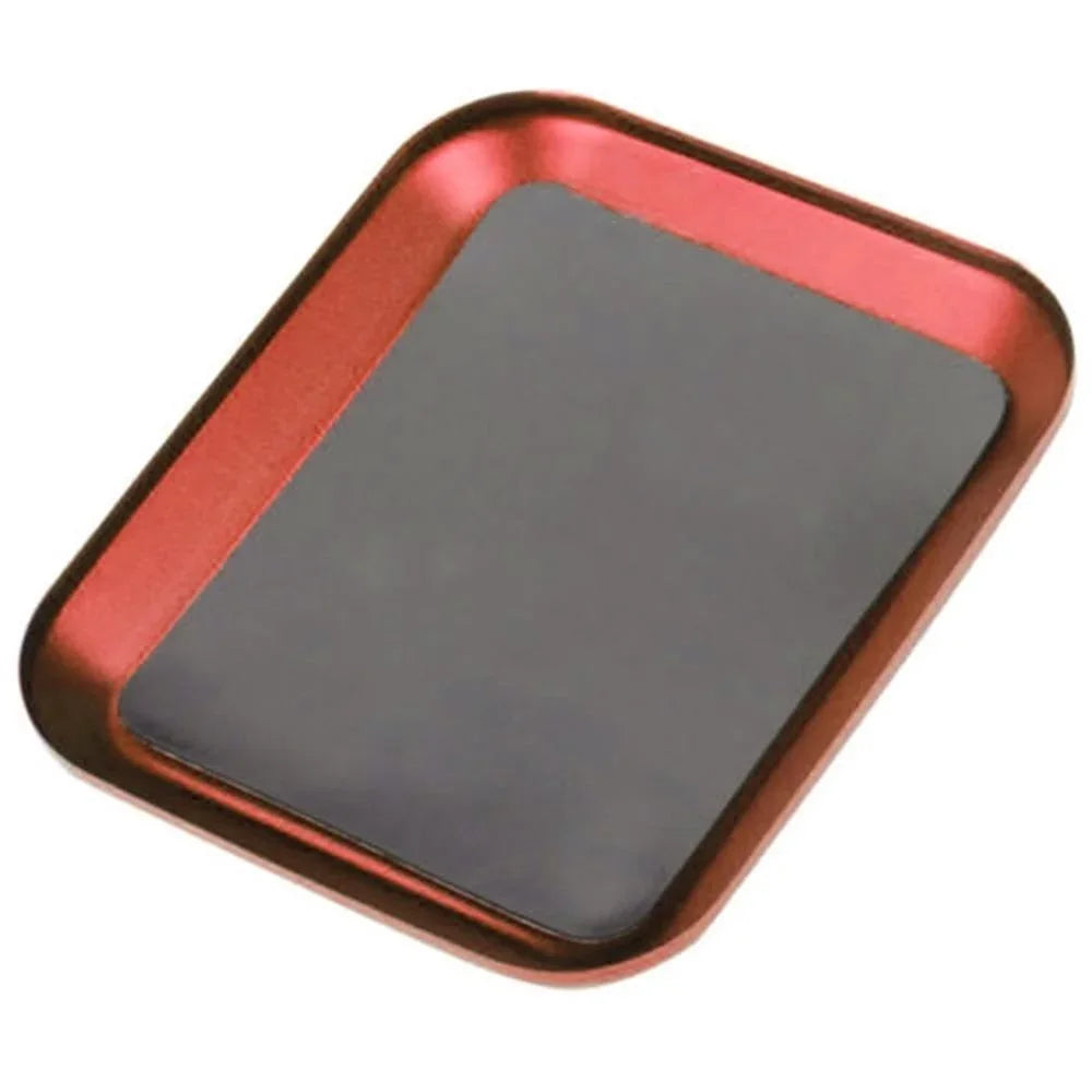 Aluminium Alloy Magnetic Screw Tray for RC Car Repair - Compatible with Axial SCX10, D90, and D110 Models