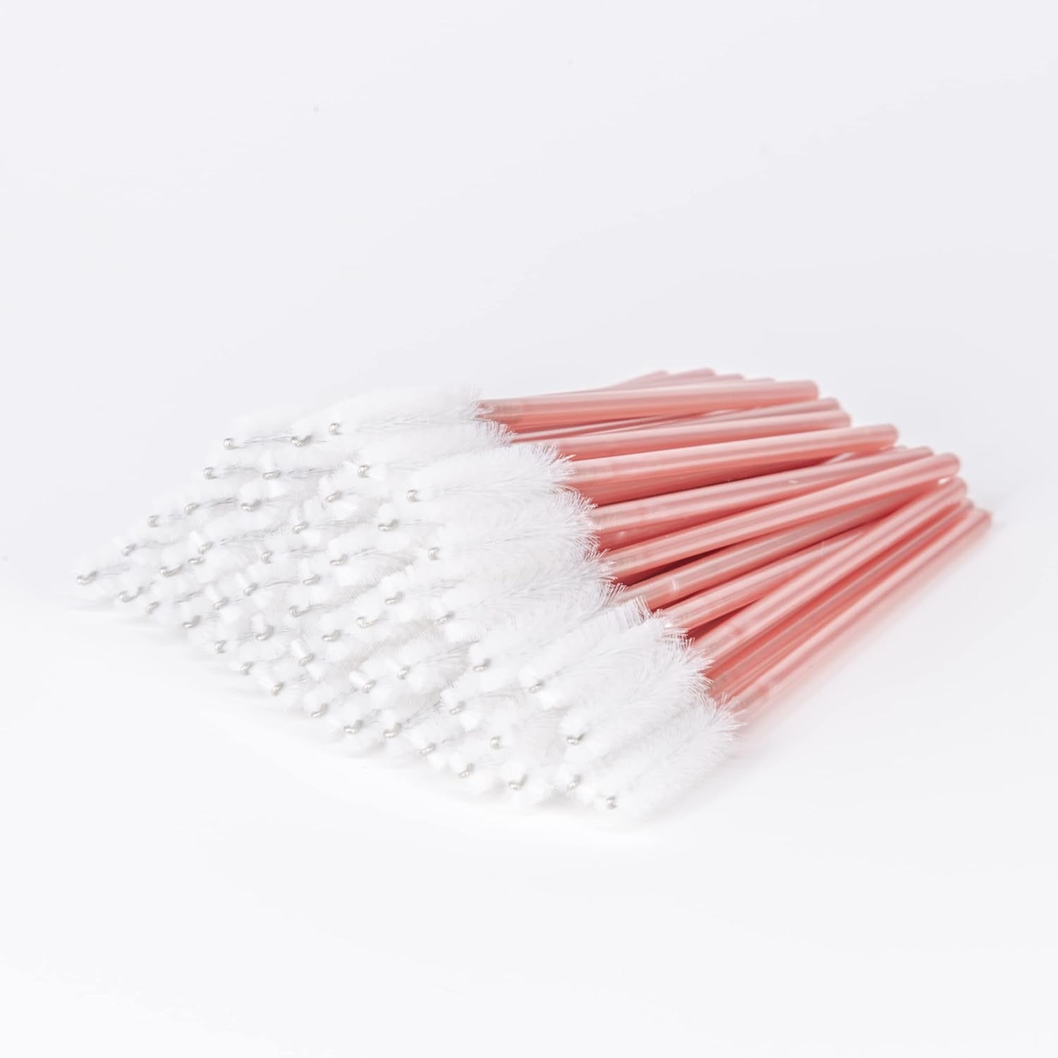 I-Laesh 100 Pcs Crystal Blue Eyelash Brush Set - Sparkling Mascara Wands & Professional Eyebrow Spoolies for Flawless Makeup Application