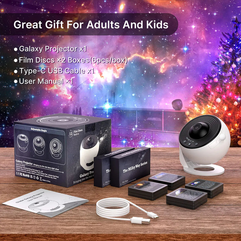 Transform Your Space: 13-in-1 Star & Galaxy Projector for Kids and Adults - Ultimate Aurora Night Light Experience!