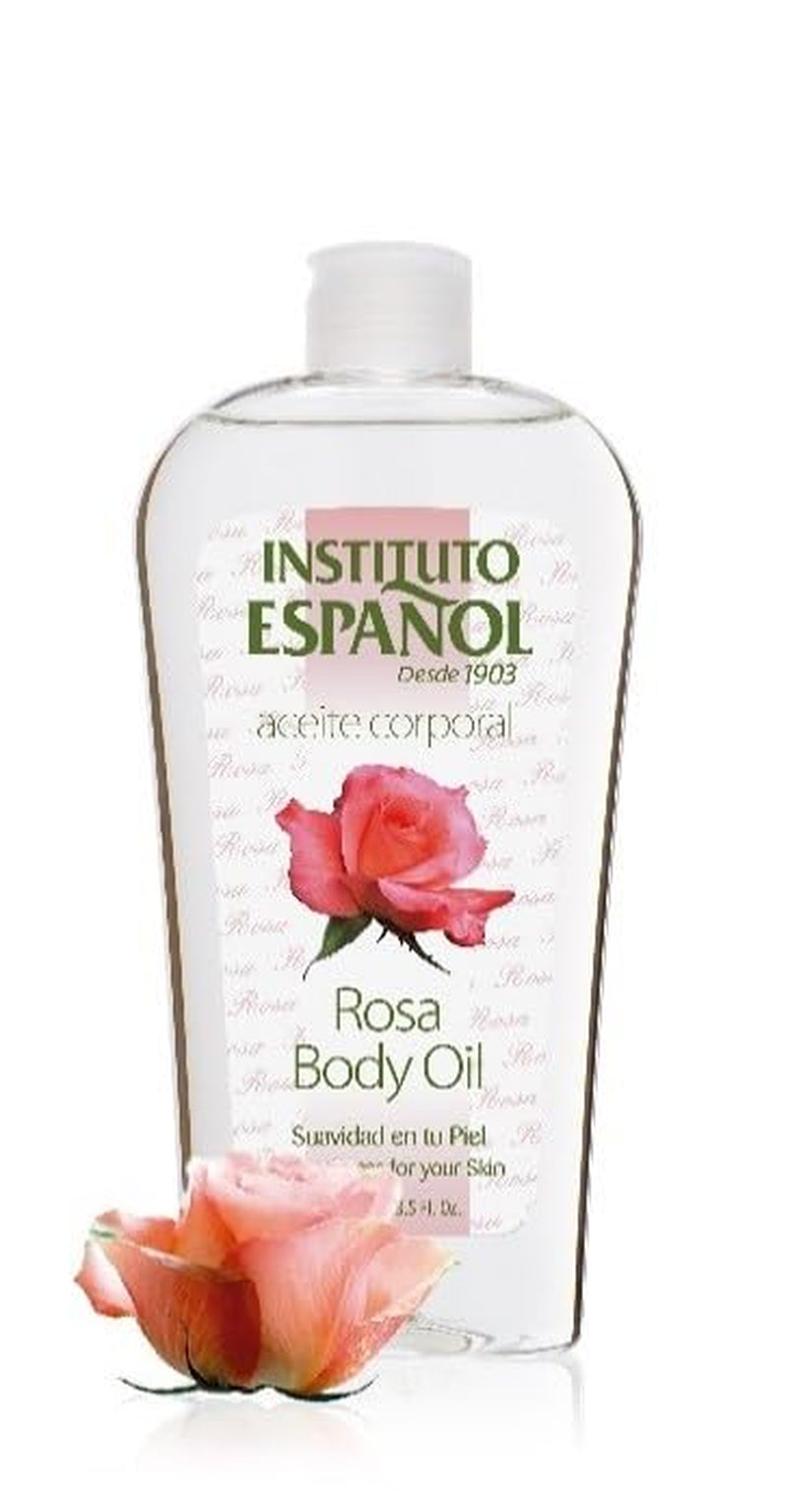 Instituto Español Rosa Body Oil - 2-Pack for Silky Smooth Skin, 8.5 FL Oz Each