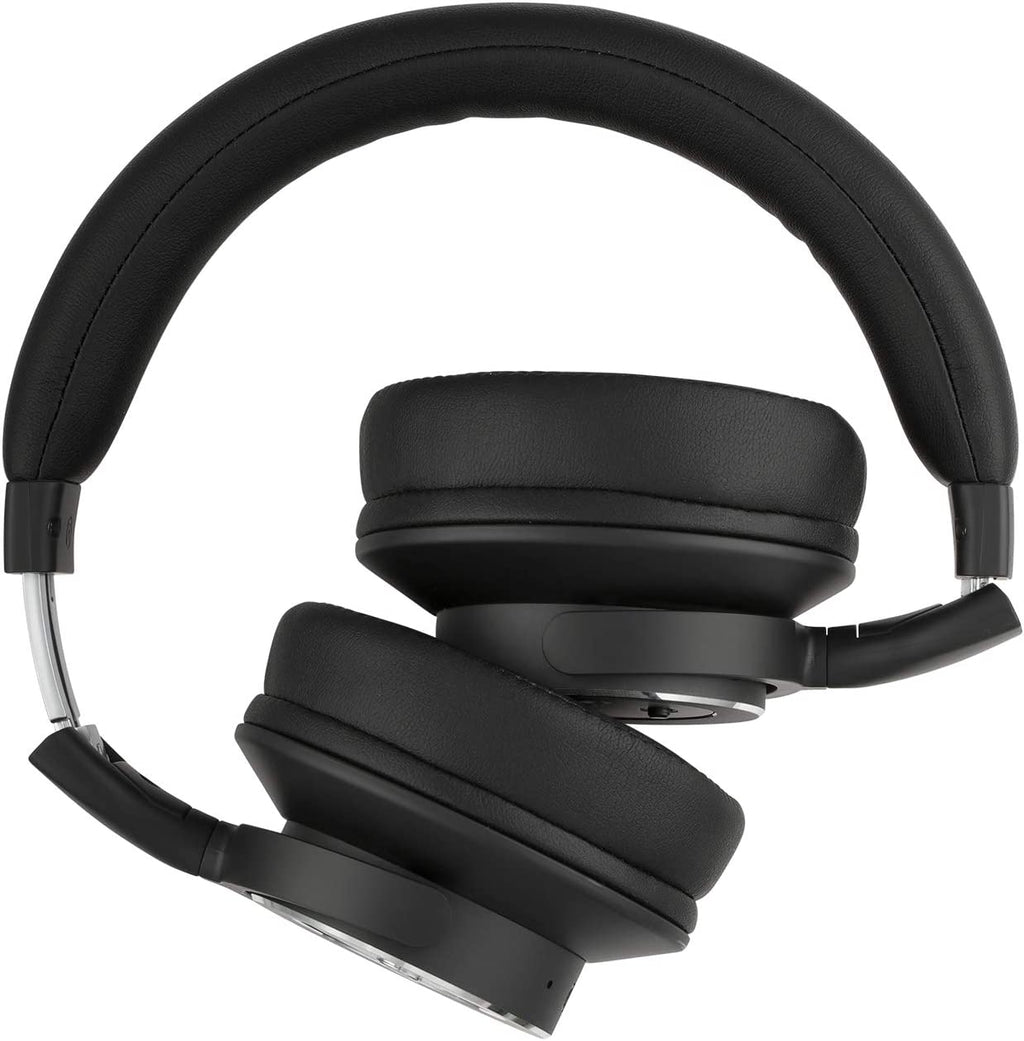 Paww Wavesound 3 Bluetooth 5.0 Headphones Active Noise Cancelling / 16-Hour Battery Life with Precision-Engineered Sound / Foldable Travel & Over-Ear Headphones (Black)