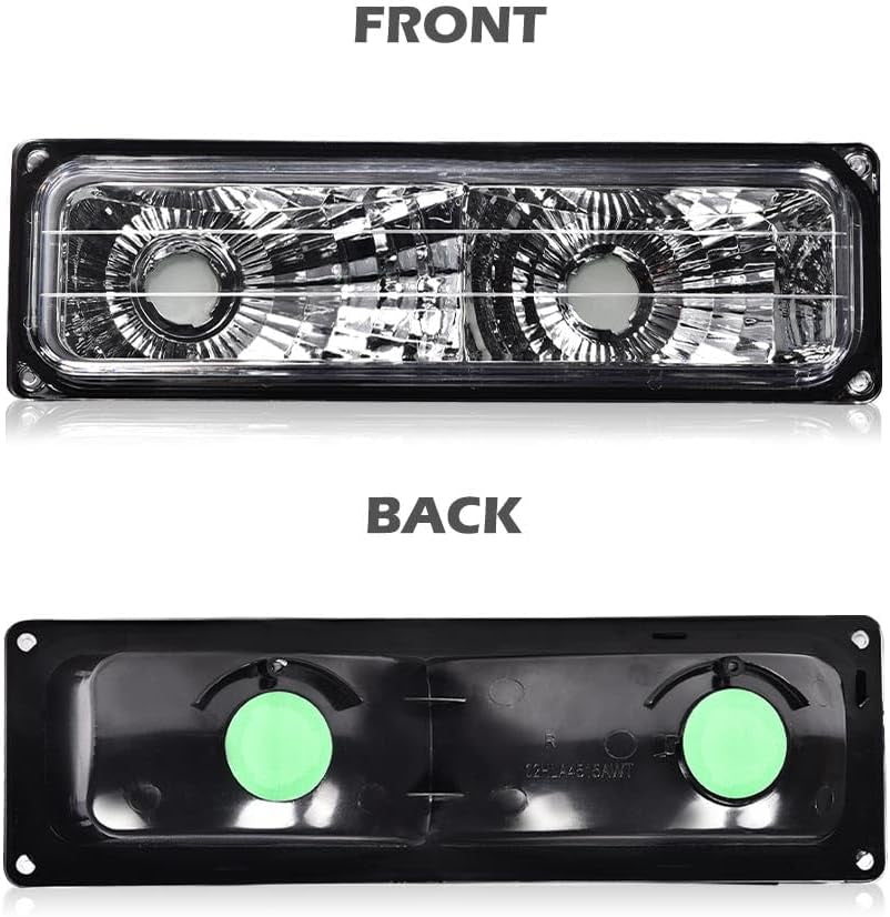 Headlight and Corner Lamp Set for 1994-1998 Chevy C/K 1500, 2500, 3500, Tahoe