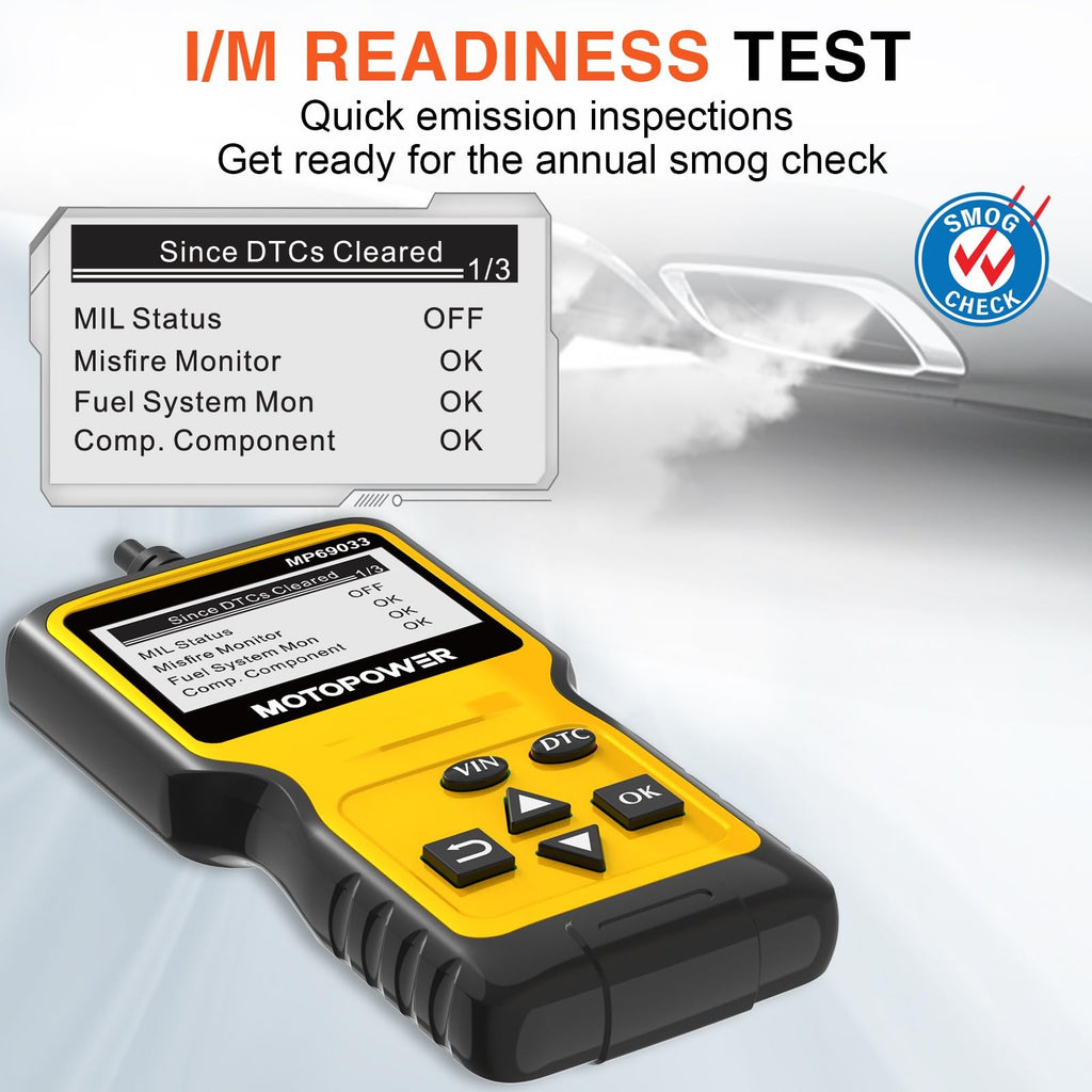 Motopower Mp69033 Car Obd2 Scanner Code Reader Engine Fault Scanner Ca