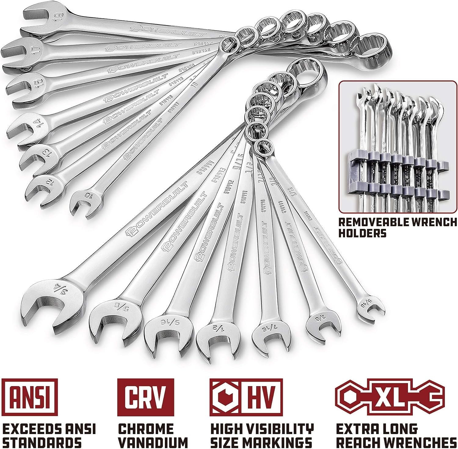 Ultimate 200-Piece Mechanics Tool Set - Includes SAE & Metric Sockets, Powerbuilt XT 90 Tooth Ratchets, and Durable Case!