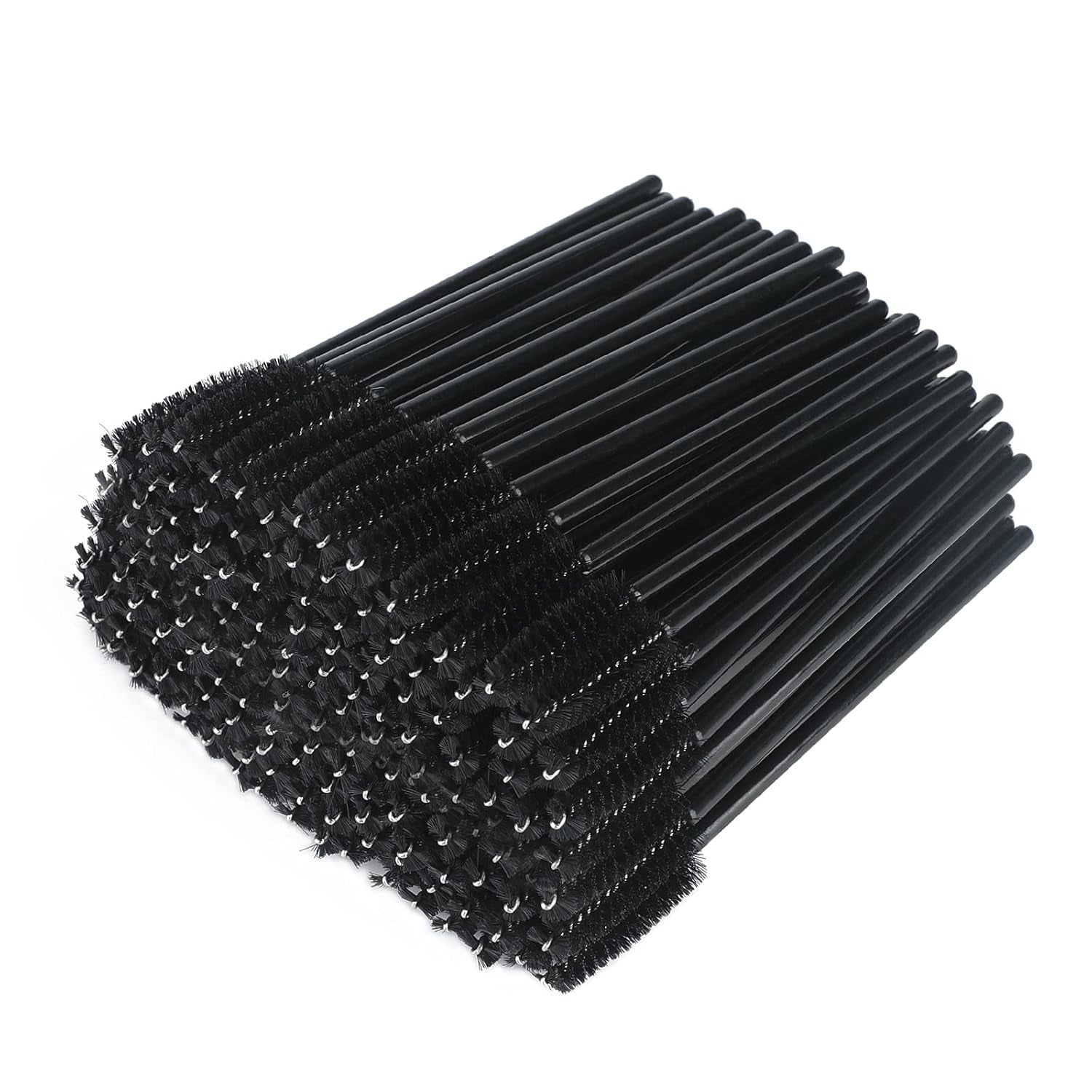 G2PLUS 100PCS Disposable Eyelash Brushes - Premium Rose Mascara Wands for Perfect Eyelash Extensions and Eyebrow Application