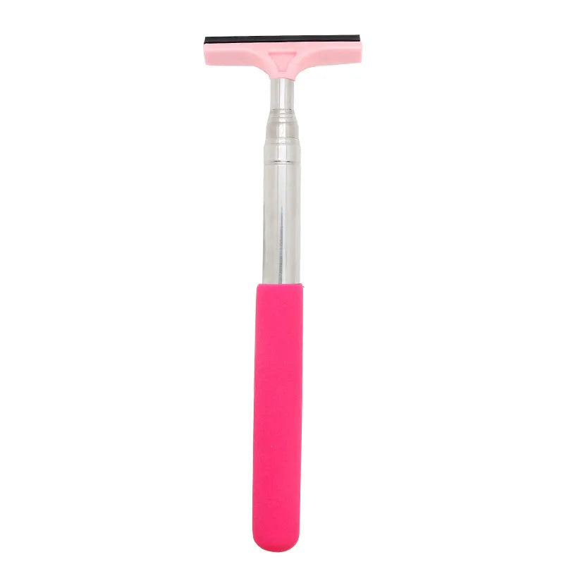 Telescopic Car Rearview Mirror Wiper and Auto Glass Cleaning Tool with Scraper and Handle