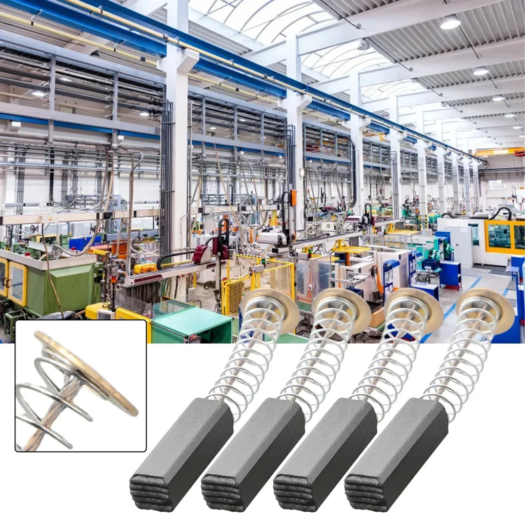 Carbon Brushes Motor Carbon Brushes Tool Automation Carbon Drills Drives Durability Electric Mechanical 6Mm*6Mm*20Mm