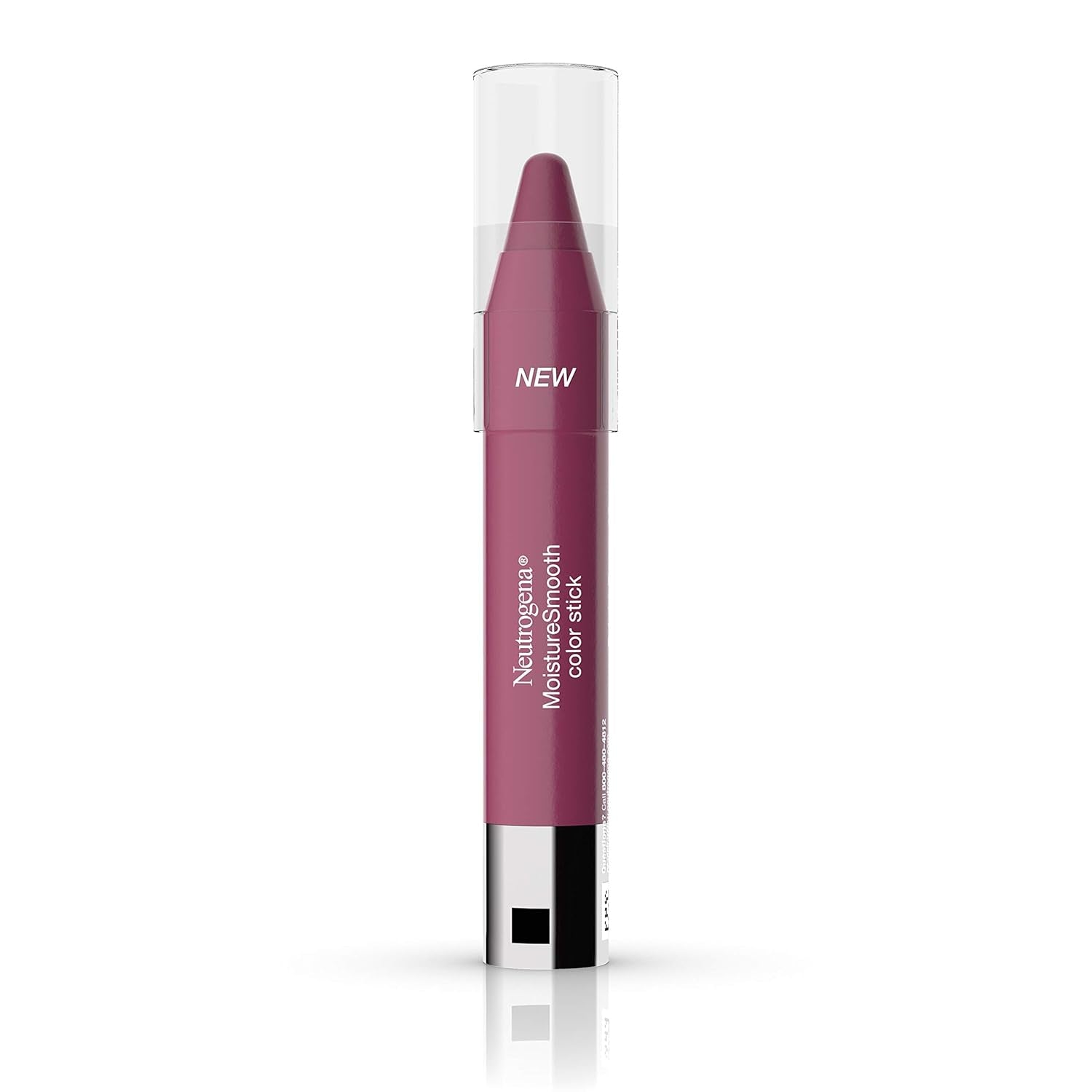 Neutrogena Moisturesmooth Color Lipstick - Plum Perfect (70) - Hydrating & Vibrant Color - 0.011 Oz