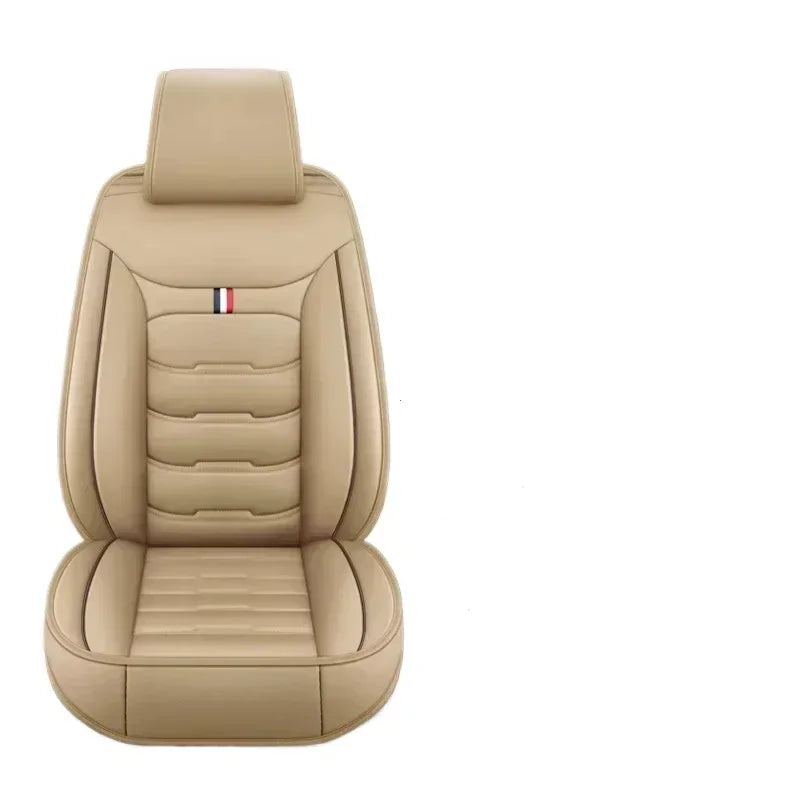 Auto Set Car Seat Covers PU Leather Signle Front Split Protector Four Season Universal Fit Most Car SUV Car Accessories