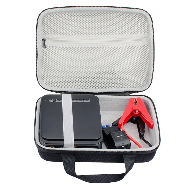 ZOPRORE Hard EVA Travel Case for Baseus 2 in 1 Car Jump Starter Power Bank Air Compressor Inflator Pump 1000A Portable Bag