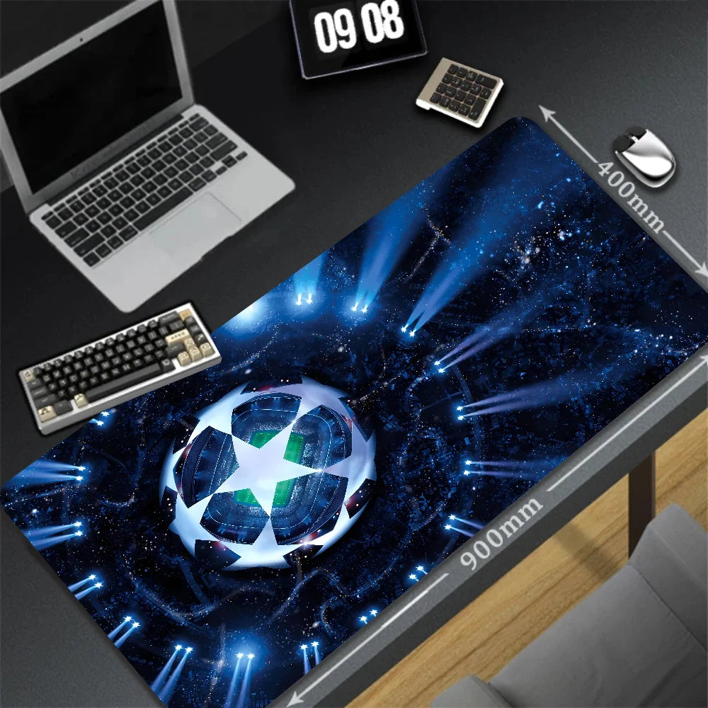 Large Anime Football Cartoon Mouse Pad - Custom Non-Slip Desk Mat for PC Gaming and Keyboard Use