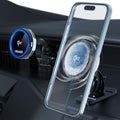 For Magsafe Car Mount Charger, Car Charger Qi2,15W Wireless Car Charger, Rapid Cooling Drop, Compatible with Magsafe Charger Car, Air Vent Dashboard Phone Holder Mount for Iphone 16 15 14 13 12 Series