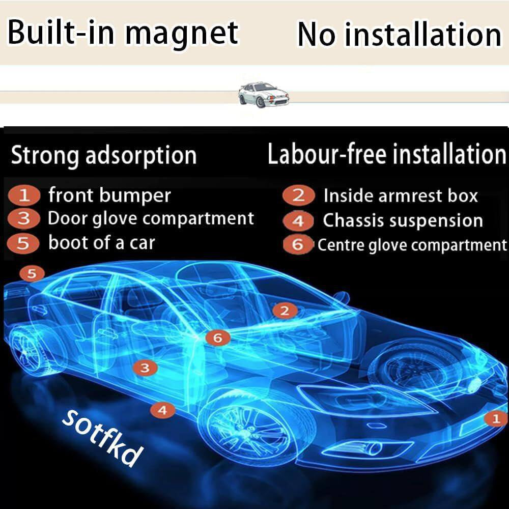 No Monthly Fee Portable GPS Tracker Device for Vehicles Ios Only Mfi Certificated Waterproof Car Tracker