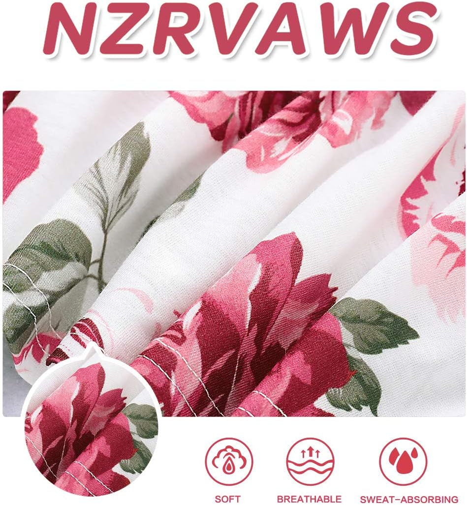 NZRVAWS 9-12 Months Toddler Girls Clothes Baby Outfit Floral Long Sleeve Shirt Tops Denim Ripped Jeans Long Pant Infant for Girls