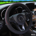 PU Leather Universal Car Steering-Wheel Cover 38CM Car-Styling Sport Auto Steering Wheel Covers Anti-Slip Automotive Accessories